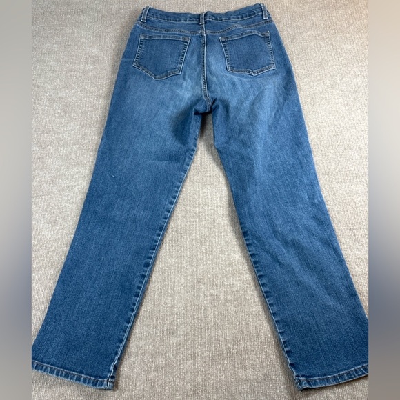 Gloria Vanderbilt Blue Straight Leg Jeans 1085 - Picture 4 of 4